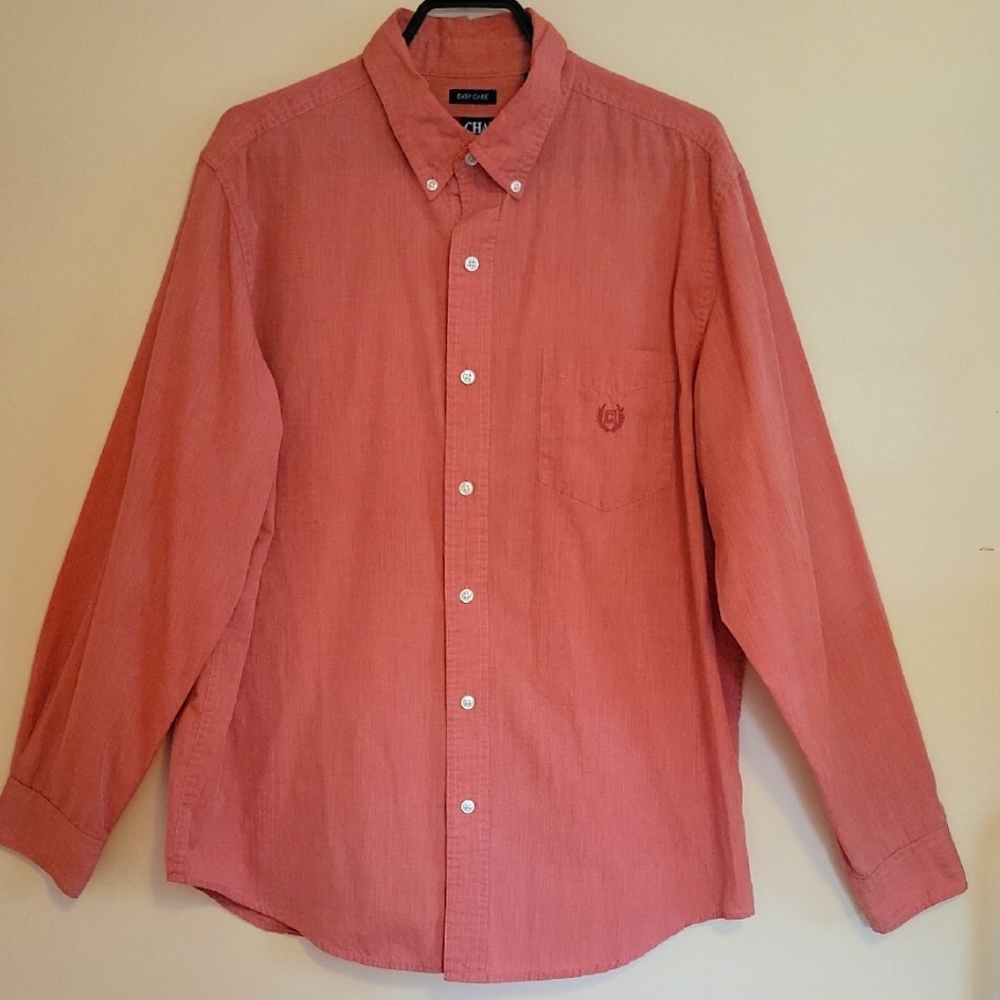 Chaps Coral Casual Button Down Shirt